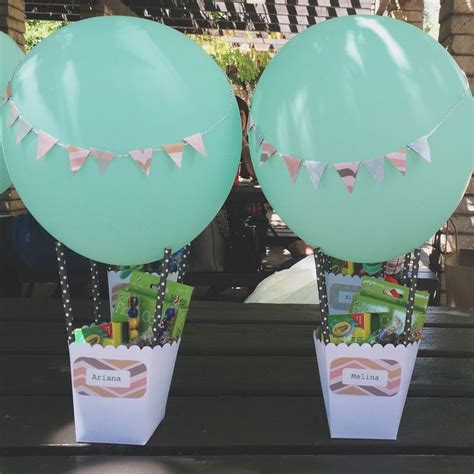 1st Birthday Hot Air Balloon Party Favors 1st Birthday