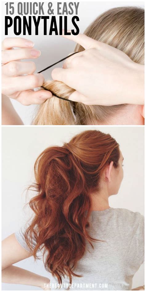 Ponytails Easy Tips To Make Them Look Fancy Ponytail Hairstyles