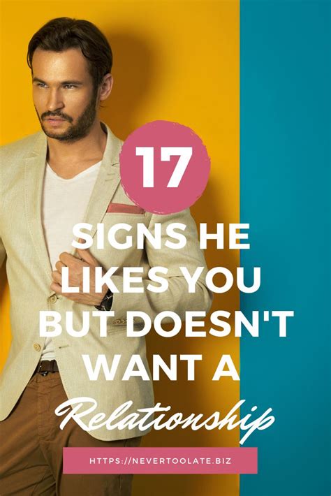 Signs He Likes You But Doesn T Want A Relationship Real Relationship Advice Relationship