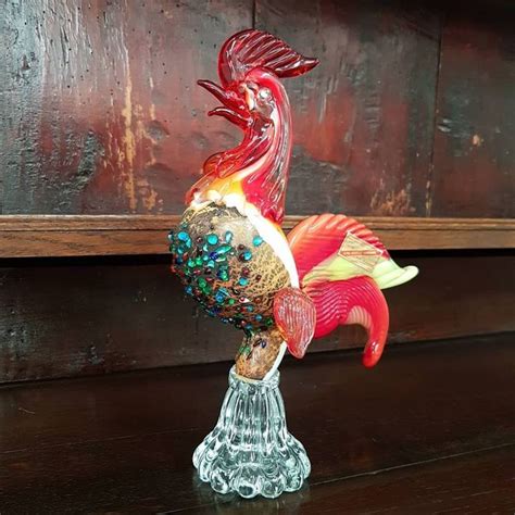 Clicking any link below will take you to that item on ebay's main site in your country. Absolutely stunning multicoloured #Murano glass #rooster ...