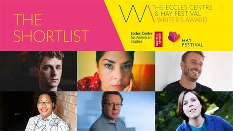 Hay Festival News And Blog The Eccles Centre And Hay Festival Writer S Award 2022 Shortlist Announced