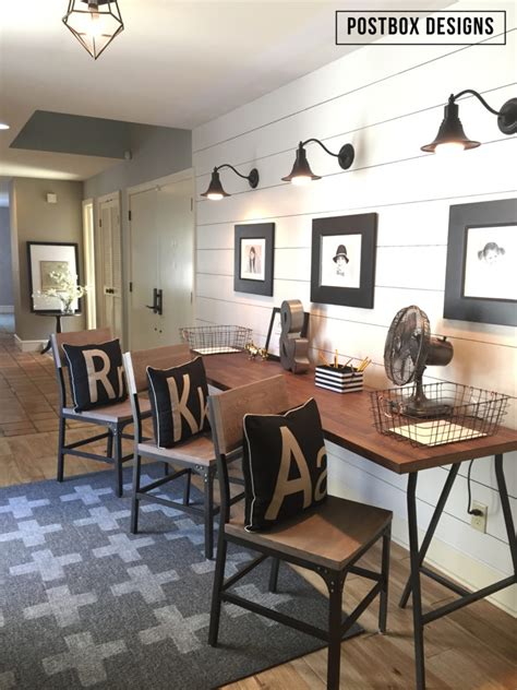 (you've seen her living room upgrade here). Shared Kid's Homework Area (from a former hallway ...