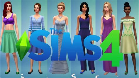 The Sims 4 Disney Princesses Youtube