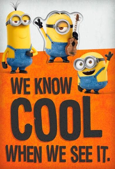 It's time for a little bit of cake and a lot of fun! Minions Cool Birthday Card With Temporary Tattoo ...