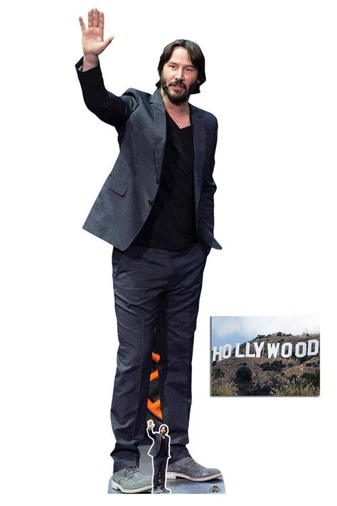 Buy Bundlez 4 Fanz Keanu Reeves Celebrity Lifesize Cardboard Cutout Fan