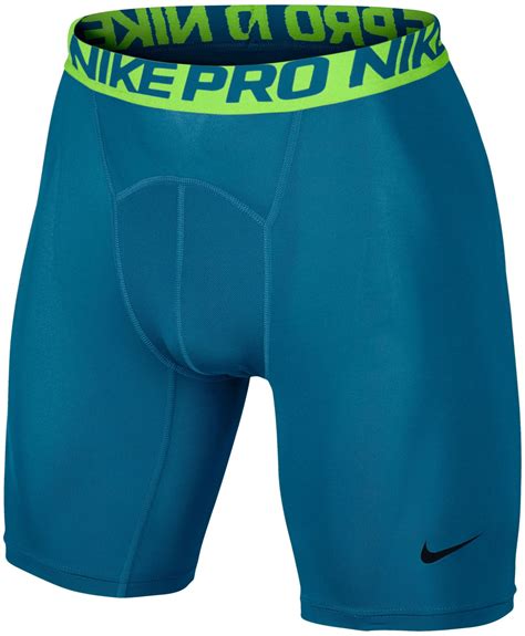 Nike Mens 6 Pro Cool Compression Shorts Industrial Blue Size S