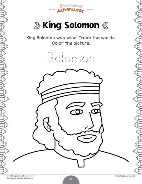 26 Best Ideas For Coloring Solomon Asks For Wisdom Craft
