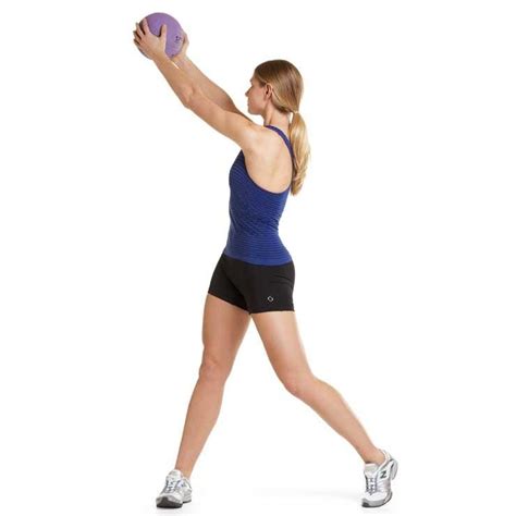 Cross Body Chop With Medicine Ball Standing Core Exercises Abs
