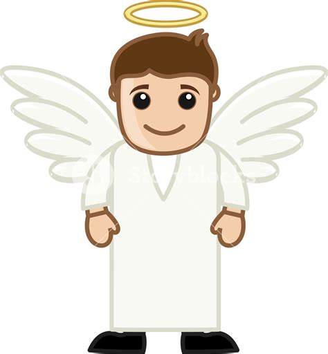 Angel Vector Character Cartoon Illustration Royalty Free