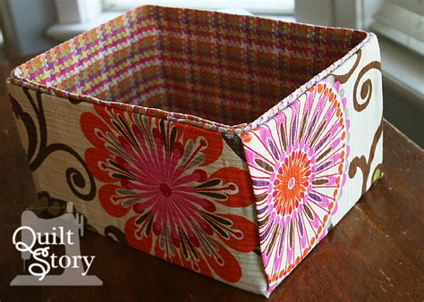 Quilt Story Hgtv Fabrics Fabric Covered Boxes