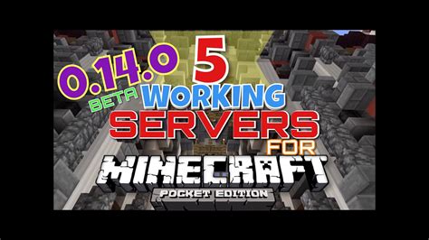 Minecraft Pocket Edition 0140 Best 5 Servers To Join Mcpe