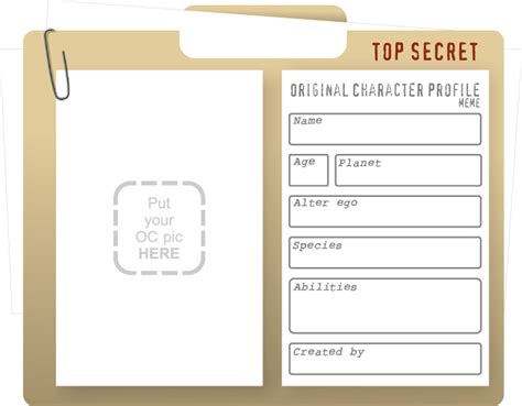 Character Profile Template | lol-rofl.com