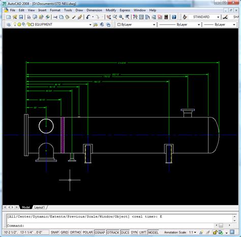 AutoCAD 2008 Tip Adjust the Dimension Spacing (Between the Lines)