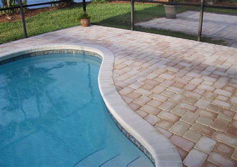 How To Install Travertine Pool Coping Poolhj