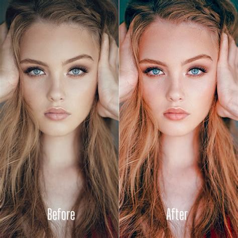 5 Portrait Perfect Skin Lightroom Preset Smooth Skin Preset Etsy