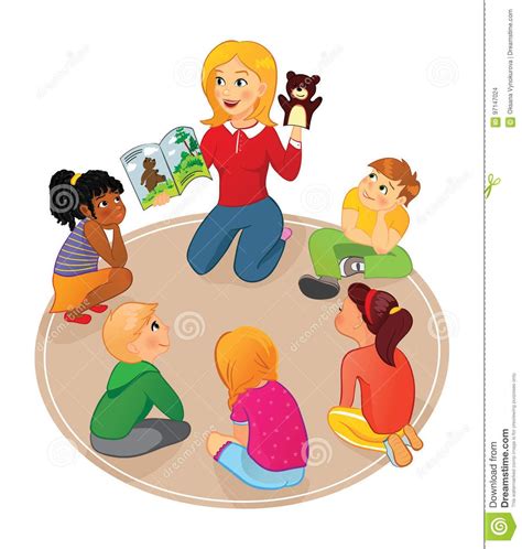 Circle Time Preschool Clipart Teaching Treasure