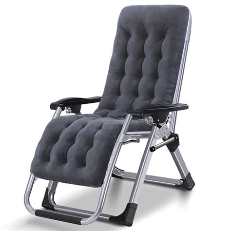 L11 168 Degree Adjustable Steel Recliner For Quick Folding Wide Armrest And Backrest Foldable Office Chair 