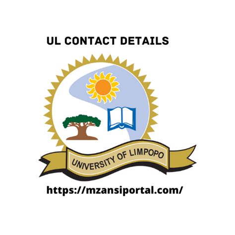 Ul Contact Details University Of Limpopo Ul Mzansiportalcom