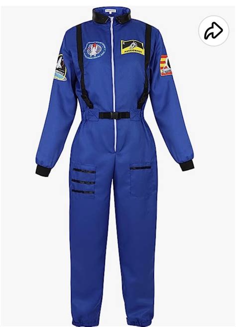 Haorugut Women Astronaut Costume Adult Space Costume Plus Size Flight