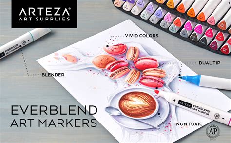 Arteza Everblend Art Markers Set Of 120 Colors Alcohol Based Sketch