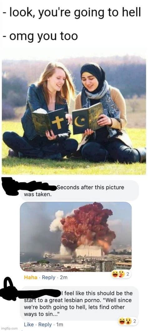 Haha Muslim Christian Friendship Go Boom Scrolller