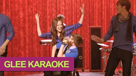 Anything Could Happen Glee Karaoke Version Youtube