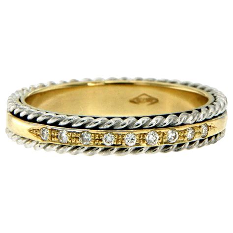Diamond Gold Lace Design Band Ring At 1stdibs Lace Ring Band Ring Lace Design Lace Ring Design