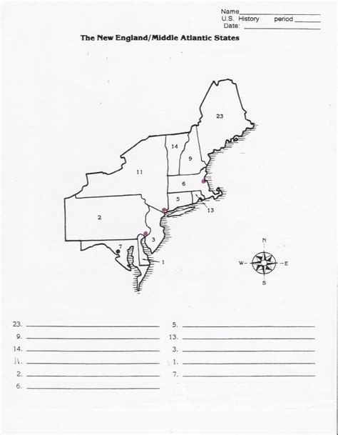 Free Printable Map Of Northeast United States Printable Us Maps
