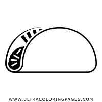 Dibujo De Taco Para Colorear Ultra Coloring Pages