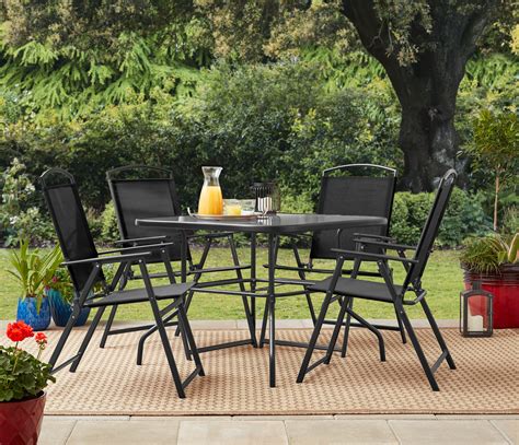 Wine & dine let's face it: Mainstays Heritage Park Outdoor Patio 5 Piece Dining Set ...