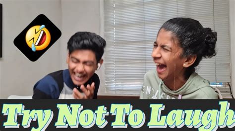try not to laugh challenge vs my brother dank memes youtube