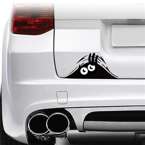 20 8cm funny peeking monster auto car walls windows sticker graphic vinyl car decals car