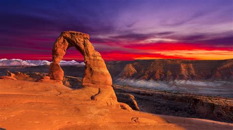 Red Desert Panorama Arches National Park Wallpapers