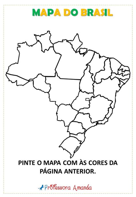 Arquivos Pedag Gicos Mapa Do Brasil Atividade