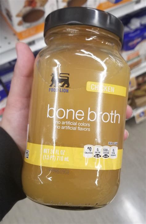On tuesday, 16 june 2020. Food Lion has started selling bone broth in glass jars! I ...