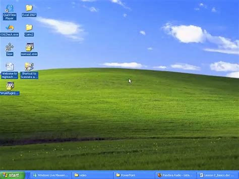 Windows Xp The Windows Xp Desktop