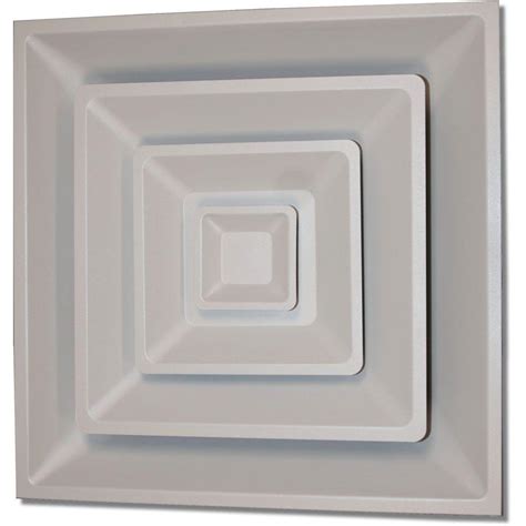 Sourcing guide for ceiling air register: SPEEDI-GRILLE 24 in. x 24 in. Drop Ceiling T-Bar 3 Cone ...