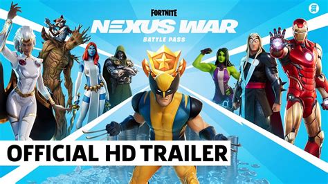 Fortnite Official Nexus War Marvel Battle Pass Gameplay Trailer Youtube