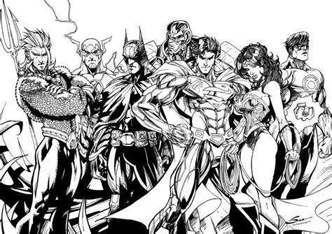 Coloring can be even more fun when you share your sheets and crayons. Justice League Coloring Pages | Cartoon coloring pages ...