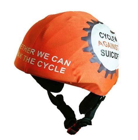 Cycle Against Suicide Helmet Cover Evercover Helmet Covers