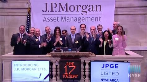 Jp Morgan Asset Management Celebrates The Launch Of Its First Us Etf