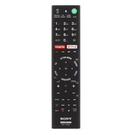For android tv released in 2015 or later: Genuine Sony Remote Control For KD55XE8596 KD-55XE8596 55 ...