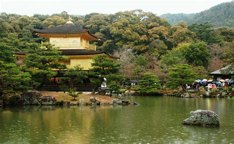 Kinkaku Ji Temple Of The Golden Pavilion Full Hd Wallpaper And