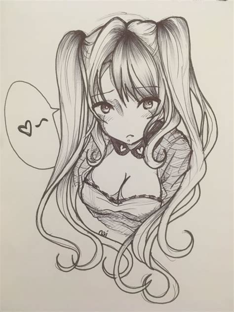 Easy Pencil Drawing Beautiful Anime Girl Sexiezpicz Web Porn