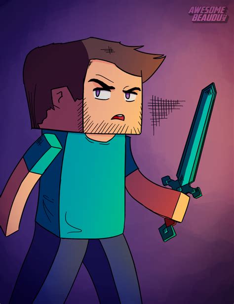 Minecraft Steve By Awesomebeaudu On Deviantart Creepers Disney