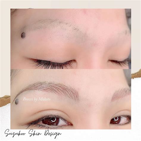 Suzuk∞relaxationandskindesign On Instagram “she Got Microbladed Her Eyebrows Before With Other