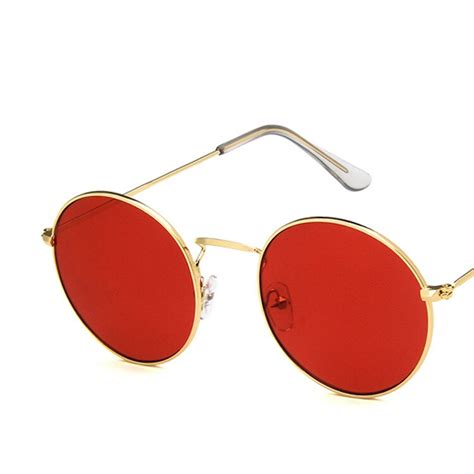 Vintage Multi Color Round Sunglasses