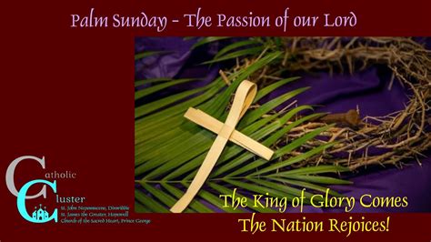 April 9 2022 Palm Passion Sunday Catholic Cluster Parishes Youtube