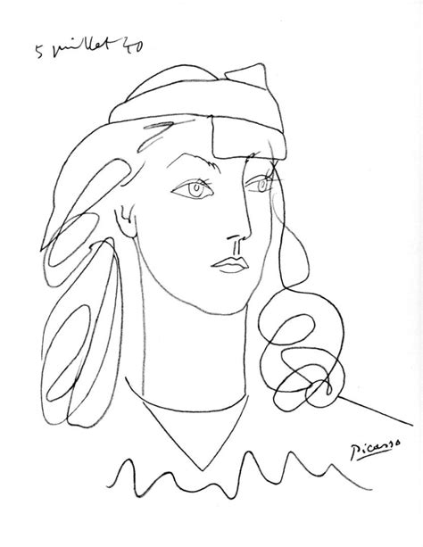 Pablo Picasso Woman Drawing
