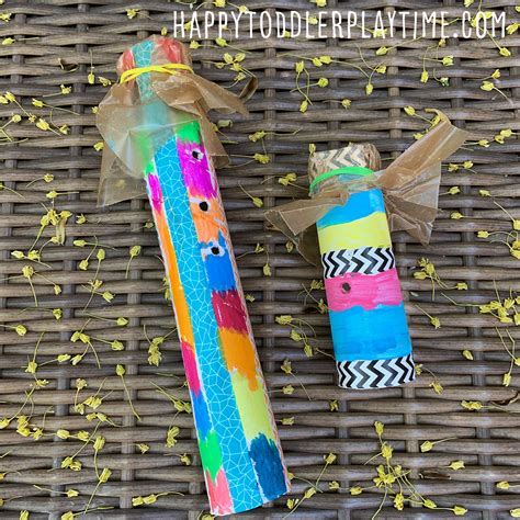 Diy Cardboard Tube Kazoo Craft For Kids Happy Toddler Playtime